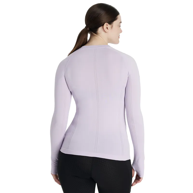 LeMieux Britney Womens Seamless Long Sleeve Top - Lilac-1