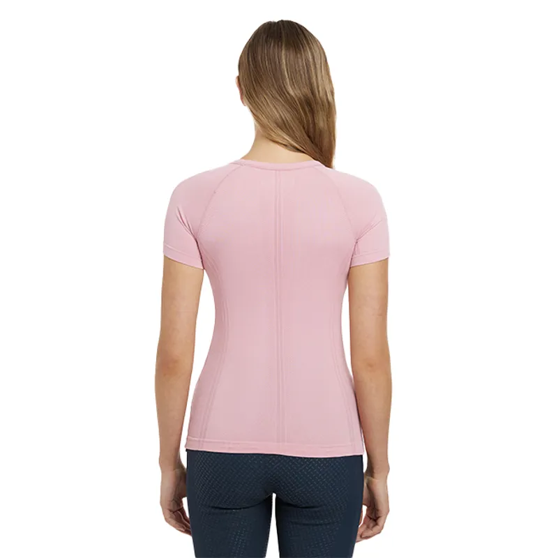 LeMieux Britney Ladies Seamless Short Sleeve Top - Blossom-4
