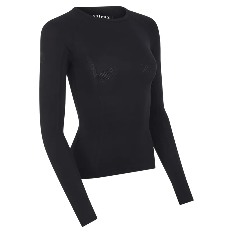 LeMieux Britney Womens Seamless Long Sleeve Top - Black-4
