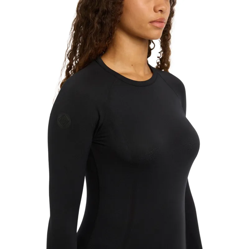 LeMieux Britney Womens Seamless Long Sleeve Top - Black-7