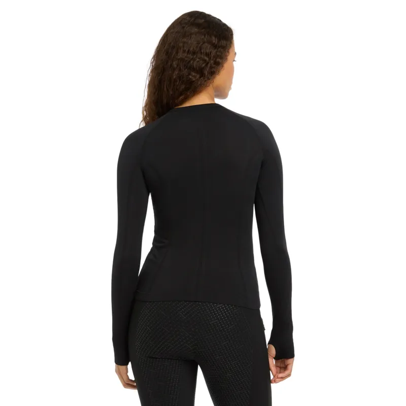 LeMieux Britney Womens Seamless Long Sleeve Top - Black-6
