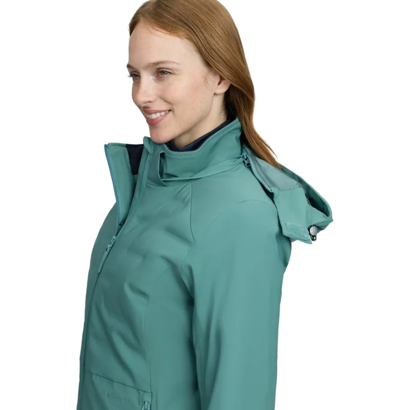 LeMieux Brooke Hybrid 3-in-1 Womens Waterproof Jacket - Aloe-4