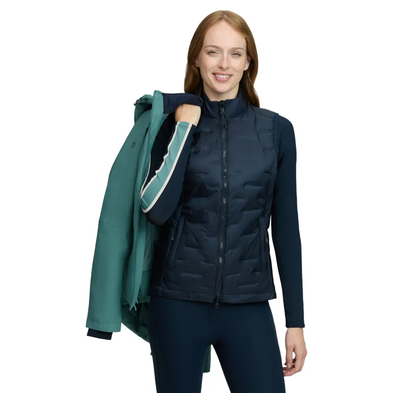 LeMieux Brooke Hybrid 3-in-1 Womens Waterproof Jacket - Aloe-3