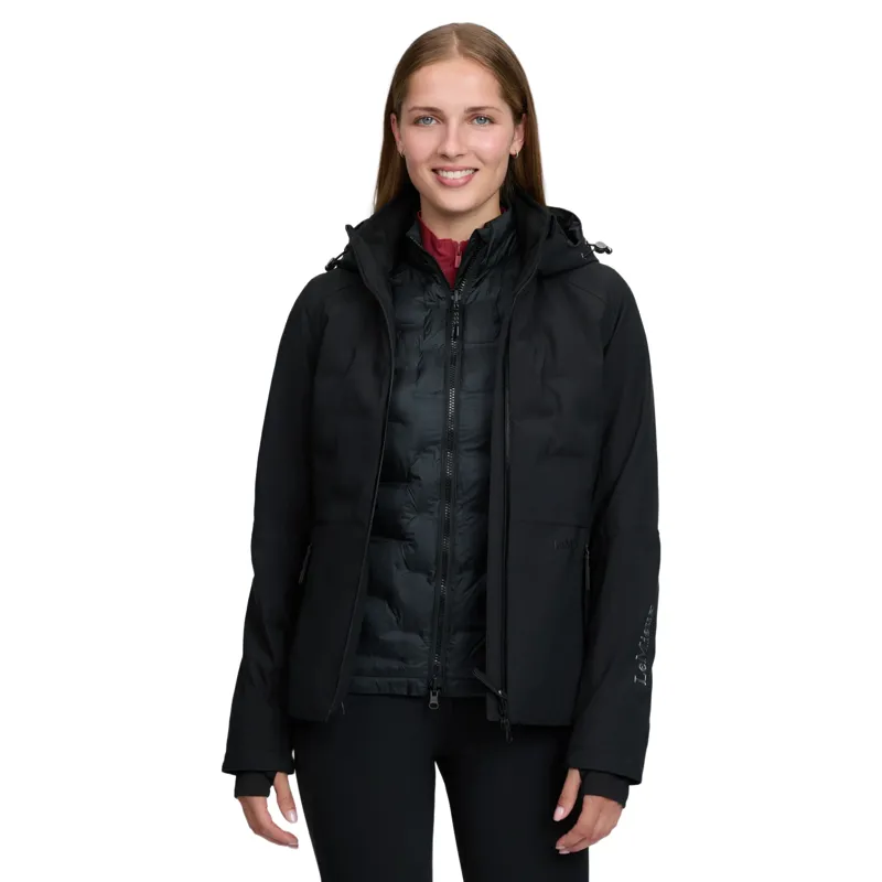 LeMieux Brooke Hybrid 3-in-1 Womens Waterproof Jacket - Black-3