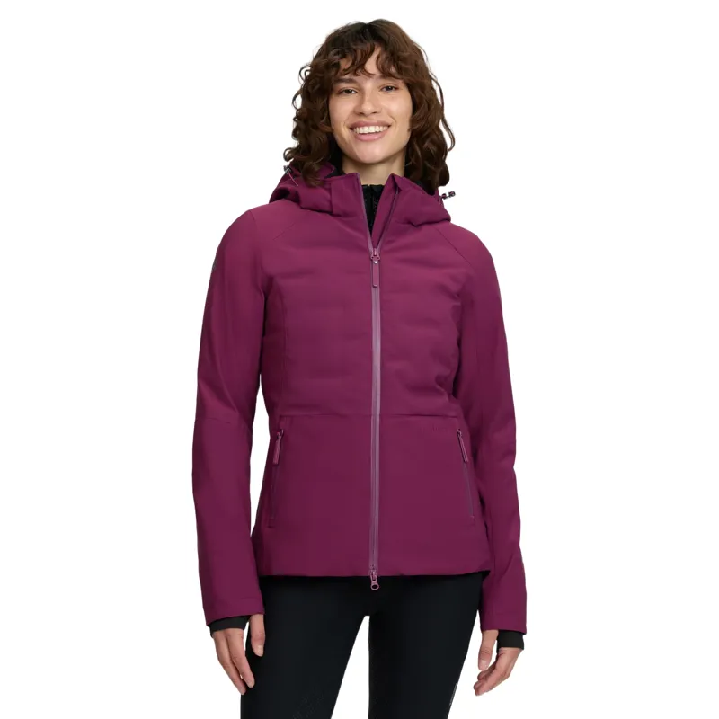 LeMieux Brooke Hybrid 3-in-1 Womens Waterproof Jacket - Blackberry-2