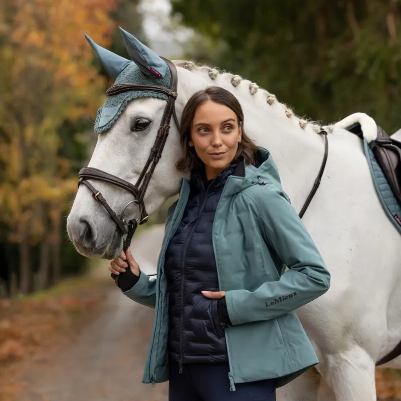 LeMieux Brooke Hybrid 3-in-1 Womens Waterproof Jacket - Aloe-6