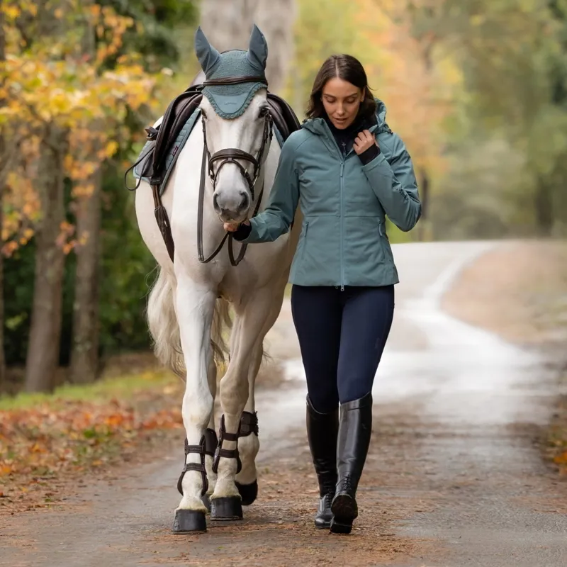 LeMieux Brooke Hybrid 3-in-1 Womens Waterproof Jacket - Aloe-1