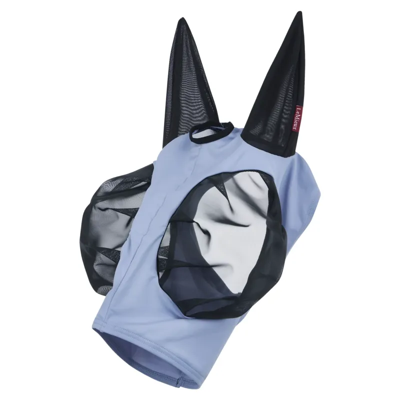 LeMieux Bug Relief Half Fly Mask - Powder Blue-1