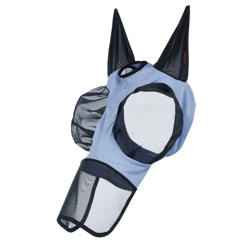 LeMieux Bug Relief Full Fly Mask - Powder Blue-2