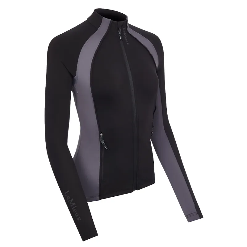 LeMieux Carly Ladies Zip Through Top - Black-5
