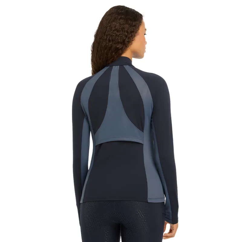 LeMieux Carly Ladies Zip Through Top - Navy-1