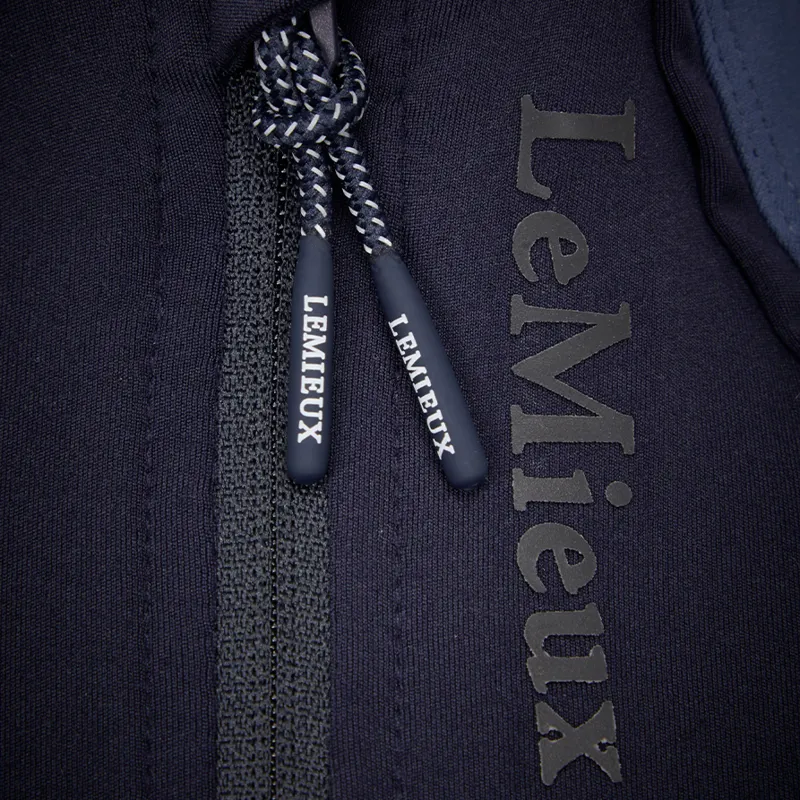 LeMieux Carly Ladies Zip Through Top - Navy-9