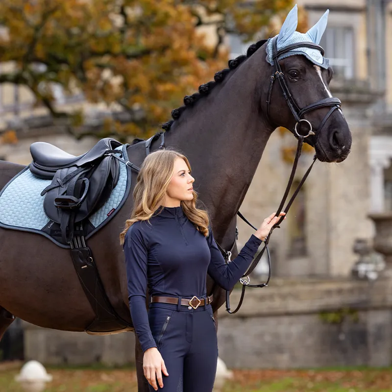 LeMieux Carmine Ladies Base Layer - Navy-11