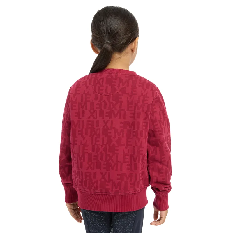 LeMieux Mini Casey Crew Junior Sweatshirt - Ember-5