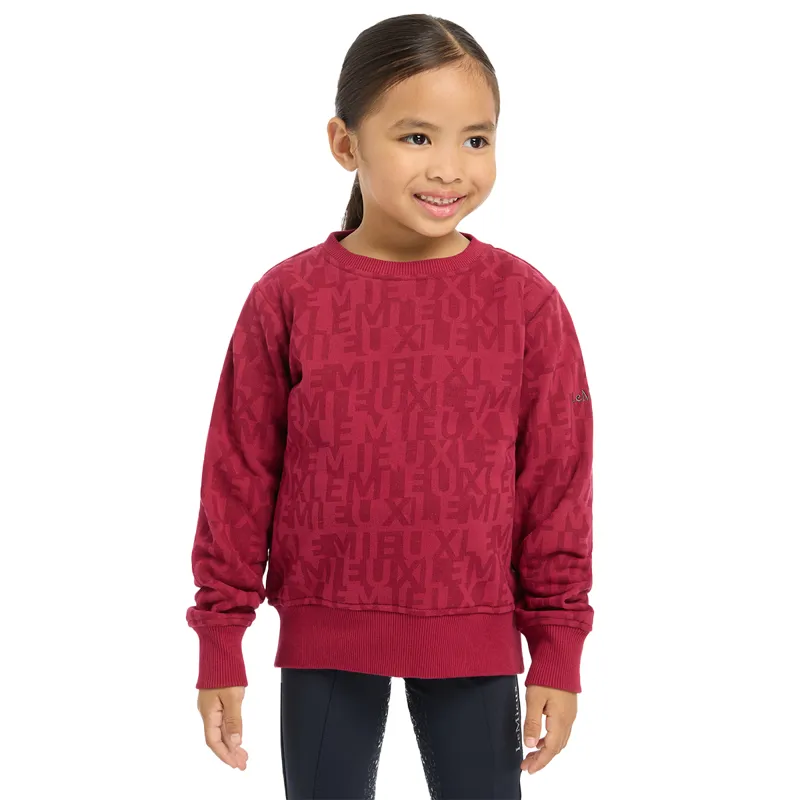 LeMieux Mini Casey Crew Junior Sweatshirt - Ember