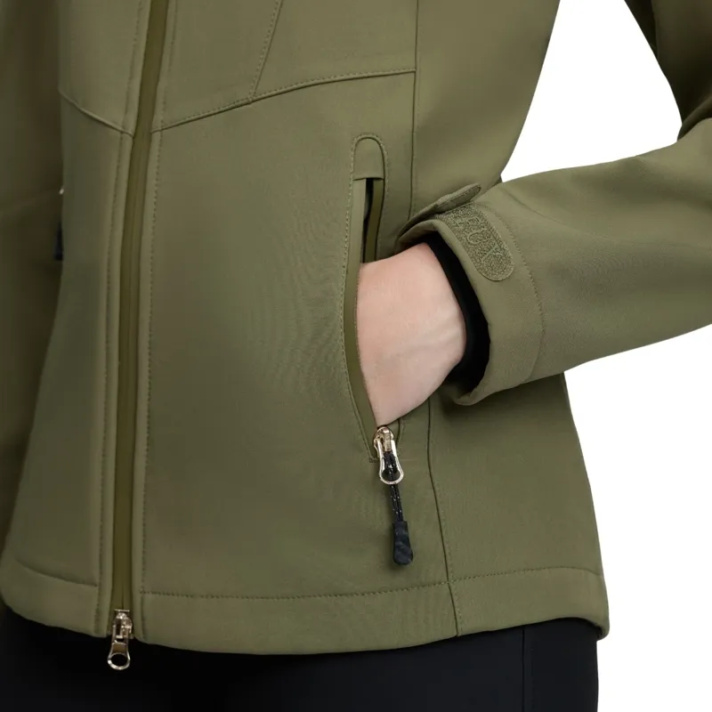 LeMieux Celine Womens Softshell Jacket - Willow Green-7