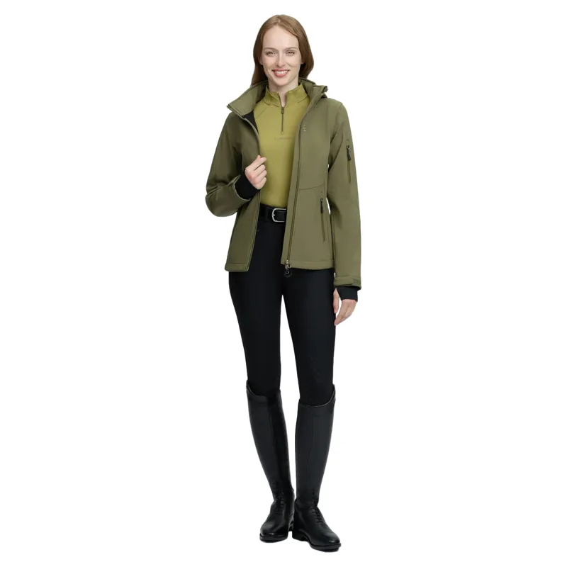 LeMieux Celine Womens Softshell Jacket - Willow Green-4