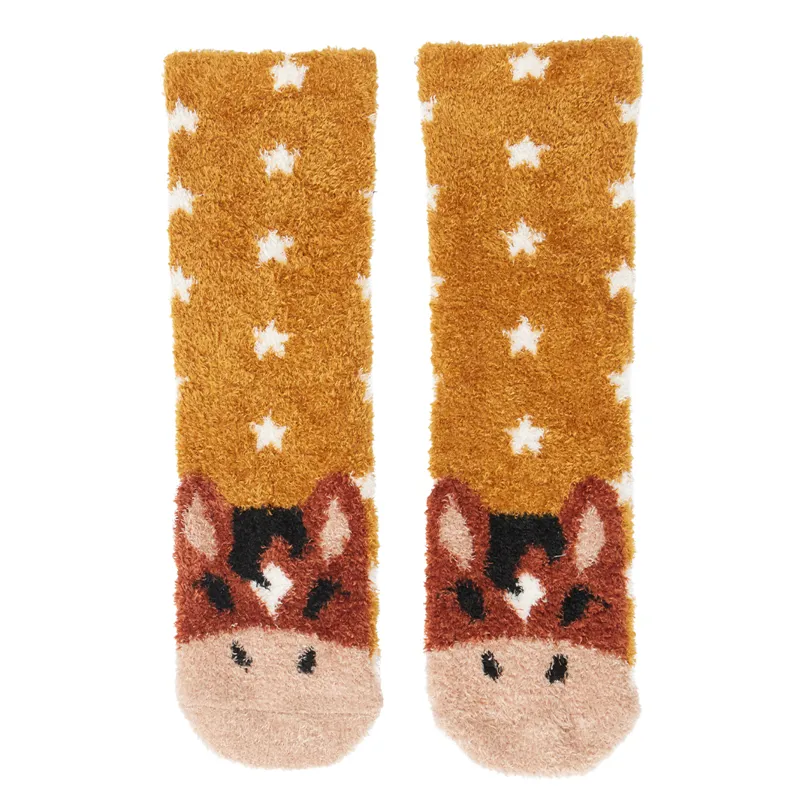 LeMieux Mini Fluffy Character Junior Socks - Chancer-1