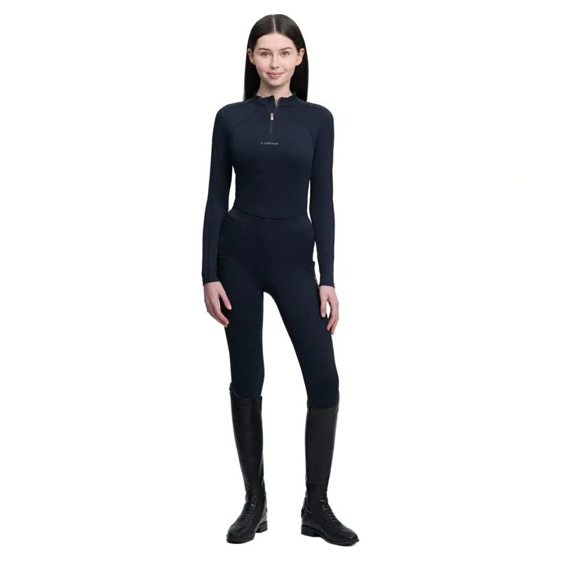 LeMieux Sparkle Young Rider Base Layer - Navy-4
