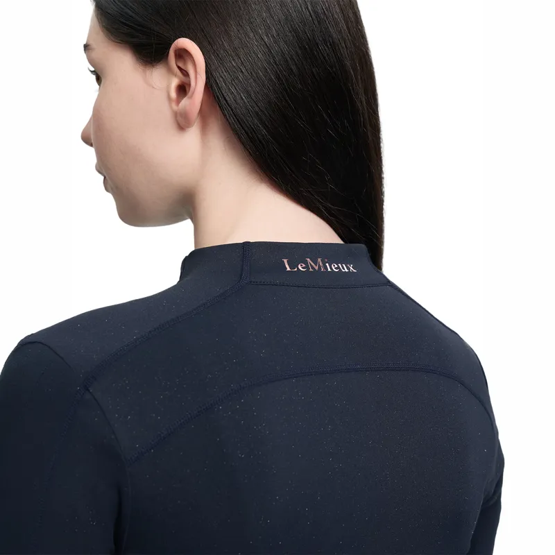 LeMieux Sparkle Young Rider Base Layer - Navy-6