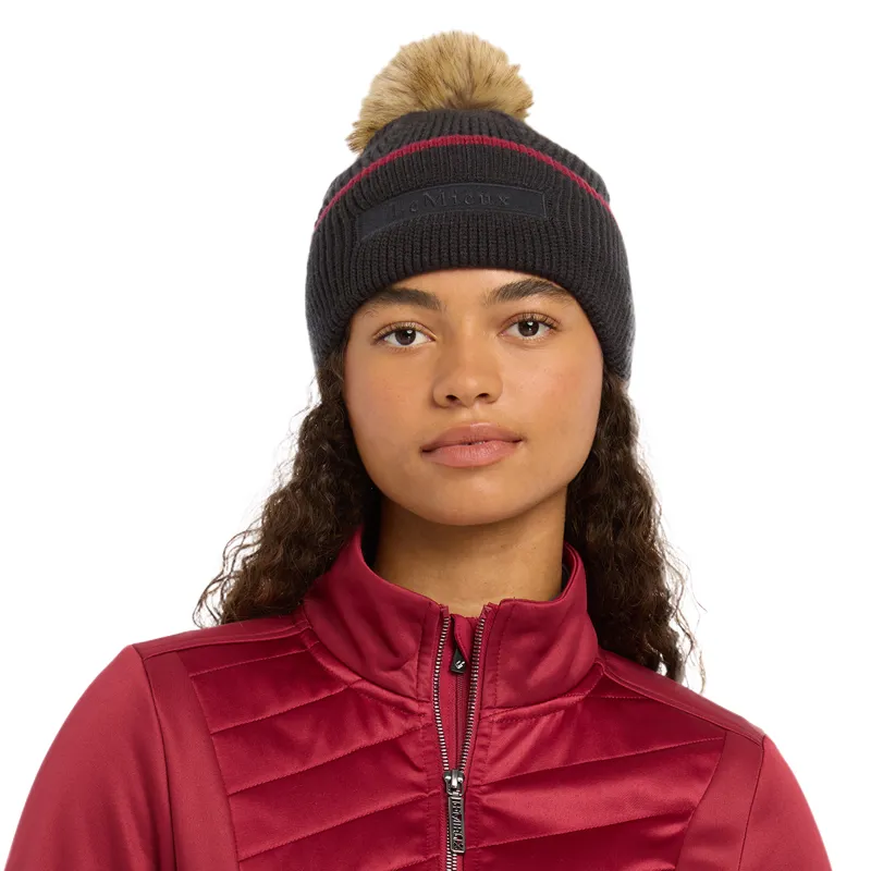LeMieux Clara Cable Beanie Hat - Cinder-6