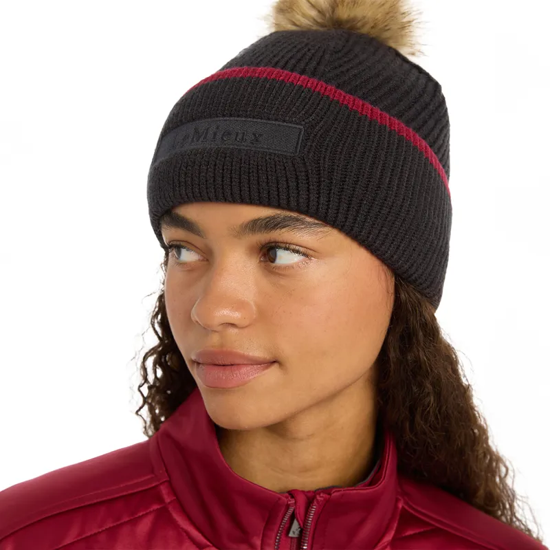 LeMieux Clara Cable Beanie Hat - Cinder-3