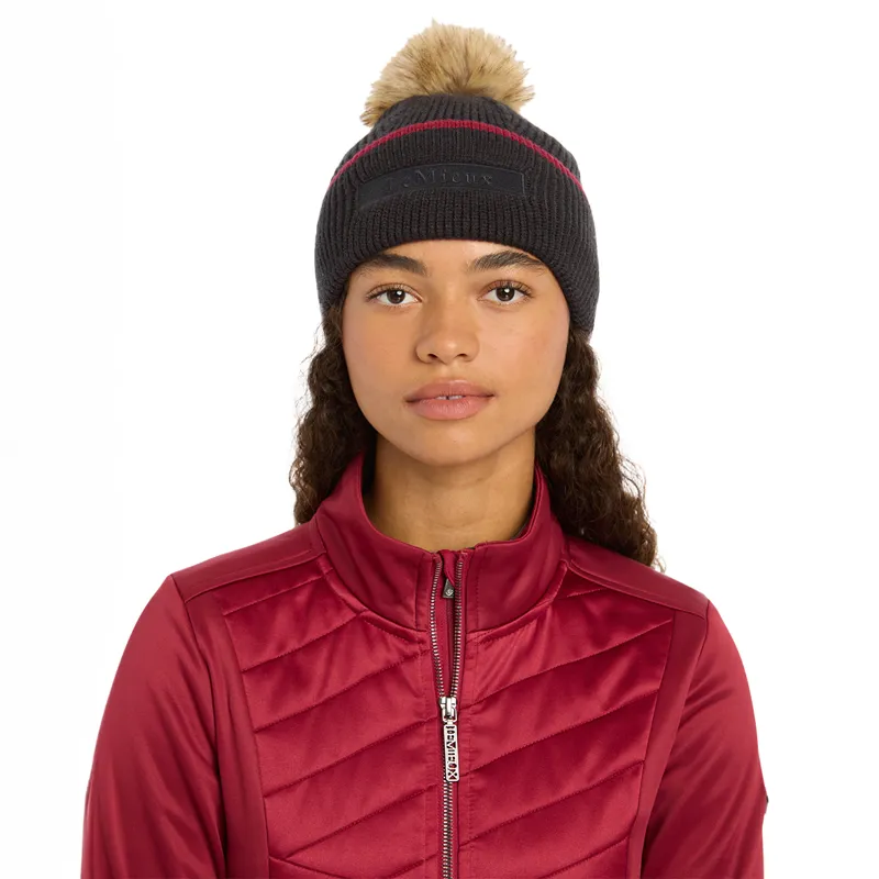 LeMieux Clara Cable Beanie Hat - Cinder-1