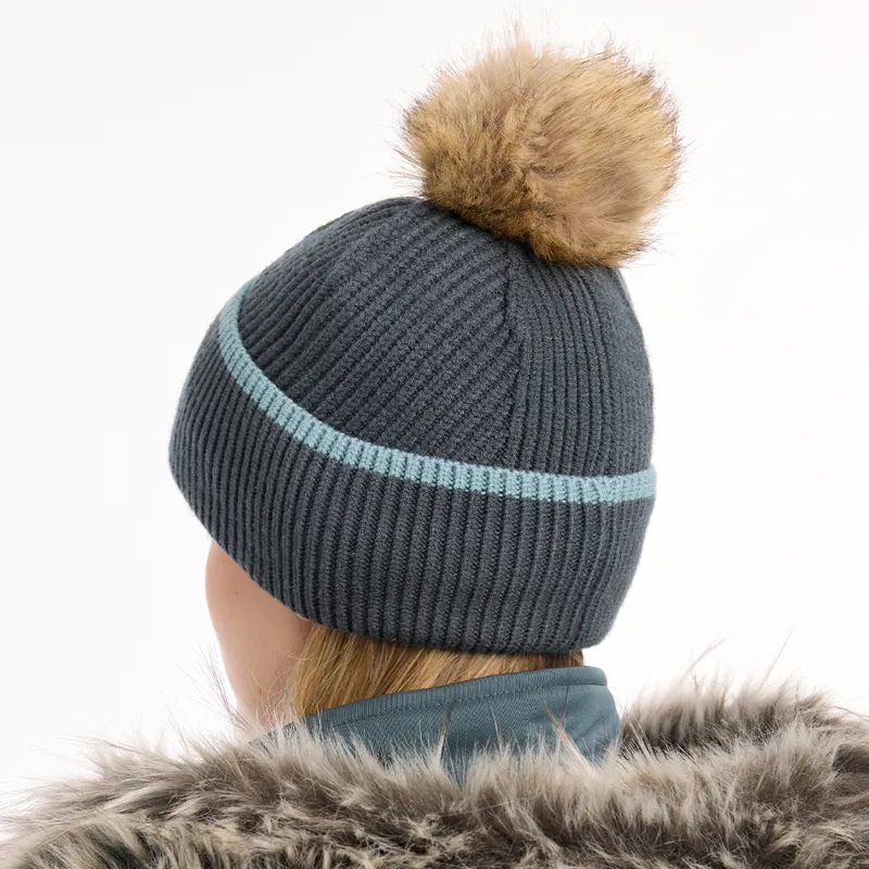 LeMieux Clara Cable Beanie Hat - Petrol-6