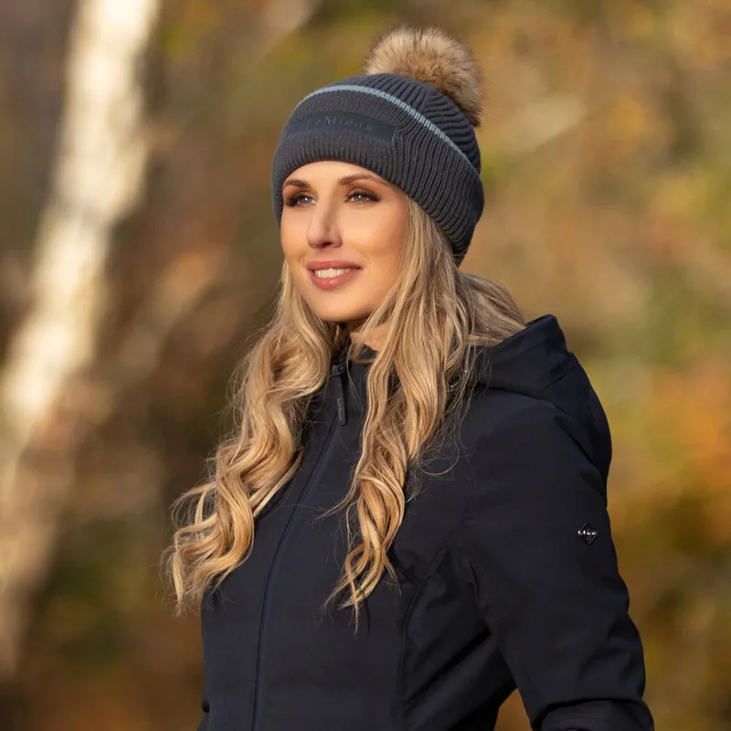 LeMieux Clara Cable Beanie Hat - Petrol-4