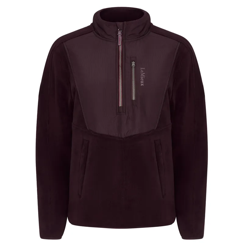 LeMieux Clara Womens Hybrid Fleece - Damson-1
