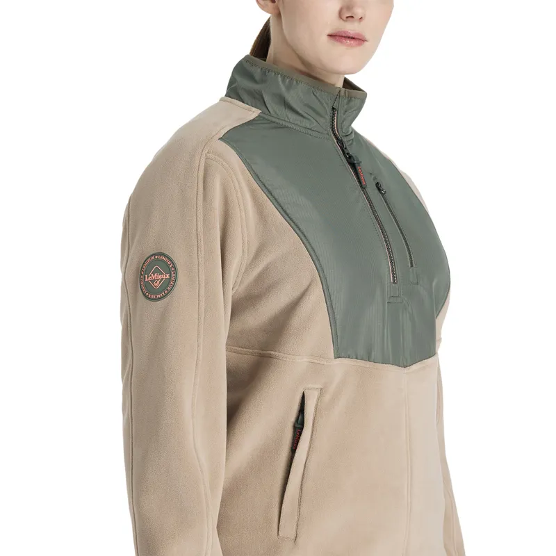 LeMieux Clara Womens Hybrid Fleece - Rosemary-3