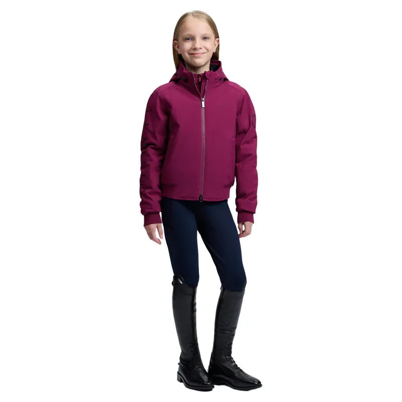 LeMieux Young Rider Clarissa Waterproof Crew Jacket - Blackberry Pre-Order-5