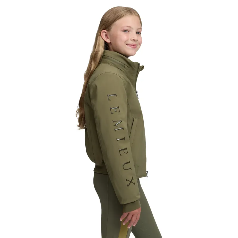 LeMieux Young Rider Clarissa Waterproof Crew Jacket - Willow Green Pre-Order-4