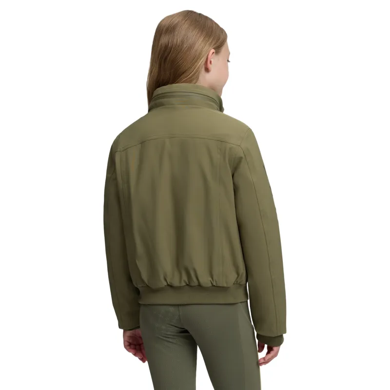 LeMieux Young Rider Clarissa Waterproof Crew Jacket - Willow Green Pre-Order-2