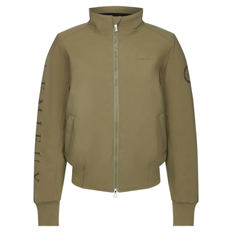LeMieux Young Rider Clarissa Waterproof Crew Jacket - Willow Green Pre-Order-1