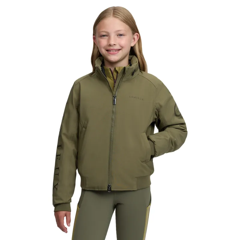 LeMieux Young Rider Clarissa Waterproof Crew Jacket - Willow Green Pre-Order
