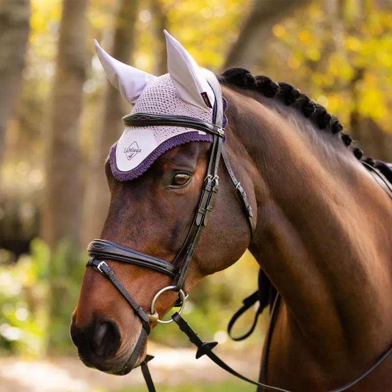 LeMieux Classic Fly Hood - Lilac-1