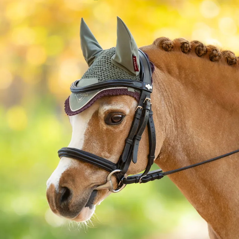 LeMieux Classic Fly Hood - Rosemary-1