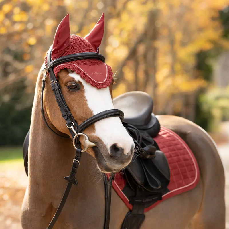 LeMieux Classic Fly Veil - Russet-2