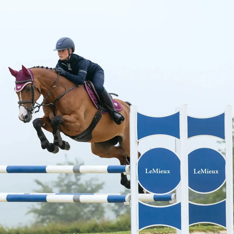 LeMieux Classic Loire Close Contact Square - Blackberry-4