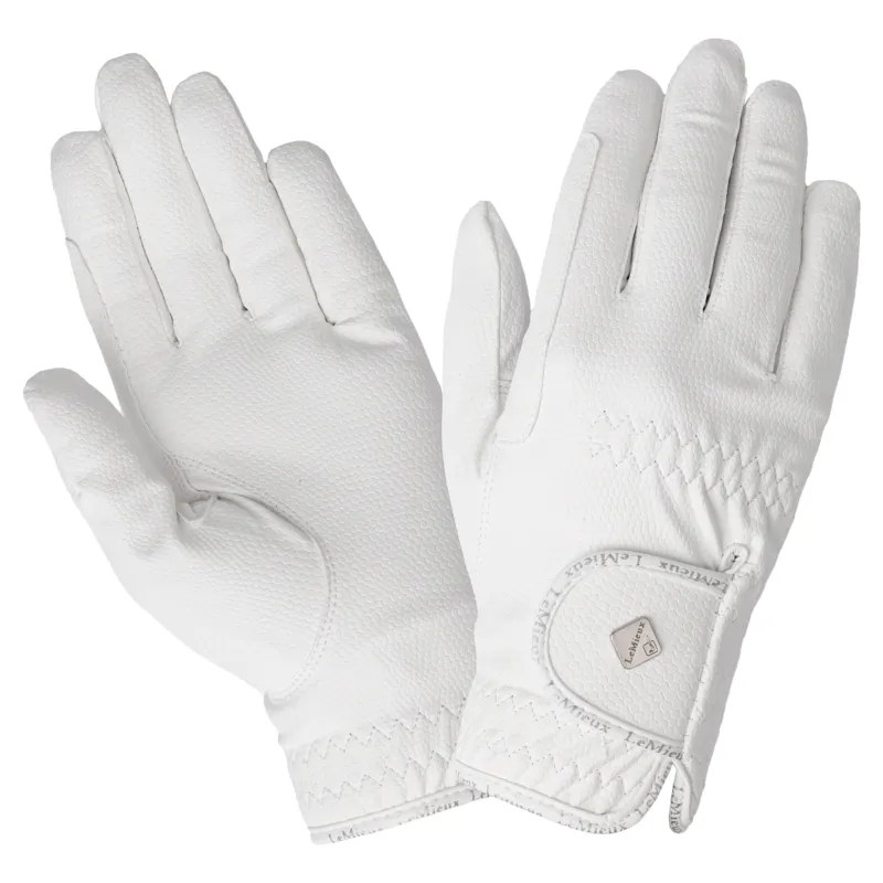 LeMieux Classic Riding Gloves - White