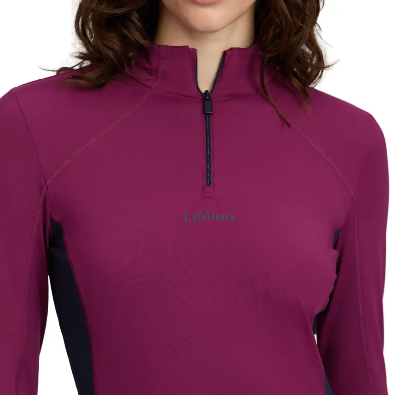 LeMieux Classique Womens Base Layer - Blackberry-4