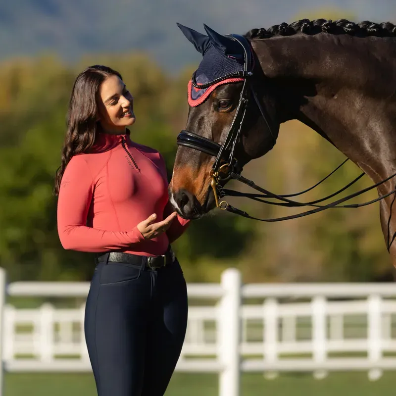 LeMieux Classique Womens Base Layer - Cranberry-7