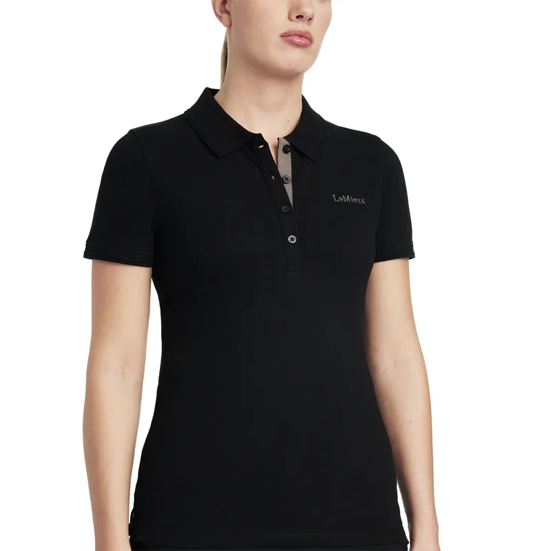 LeMieux Classique Womens Polo Shirt - Black-3