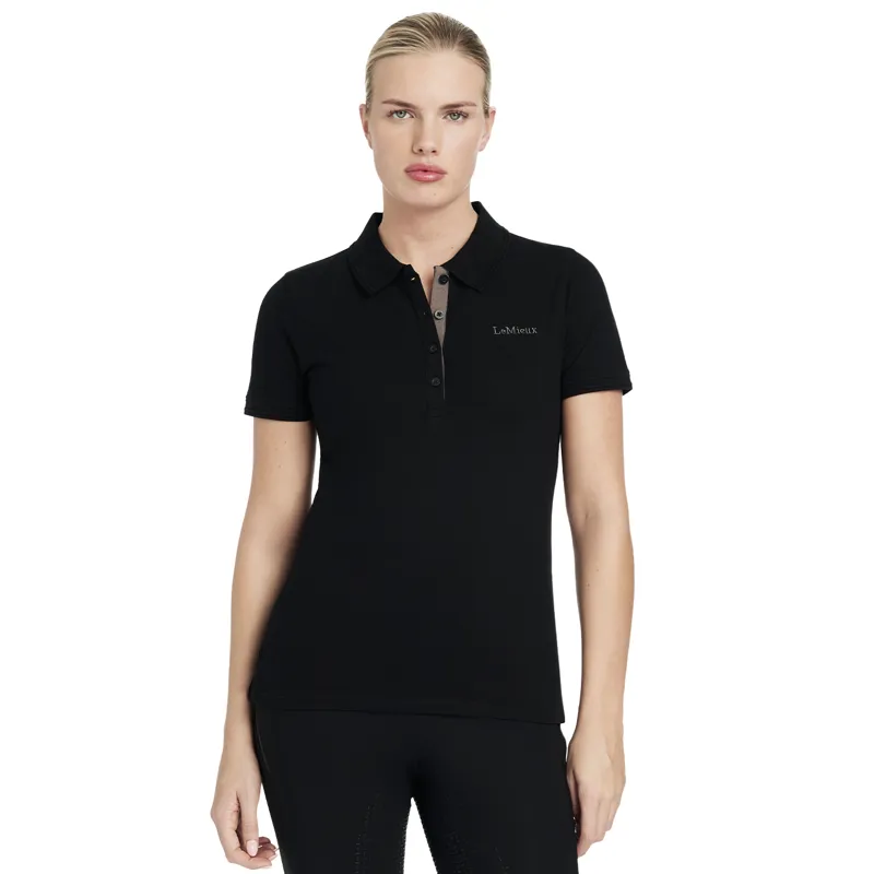 LeMieux Classique Womens Polo Shirt - Black
