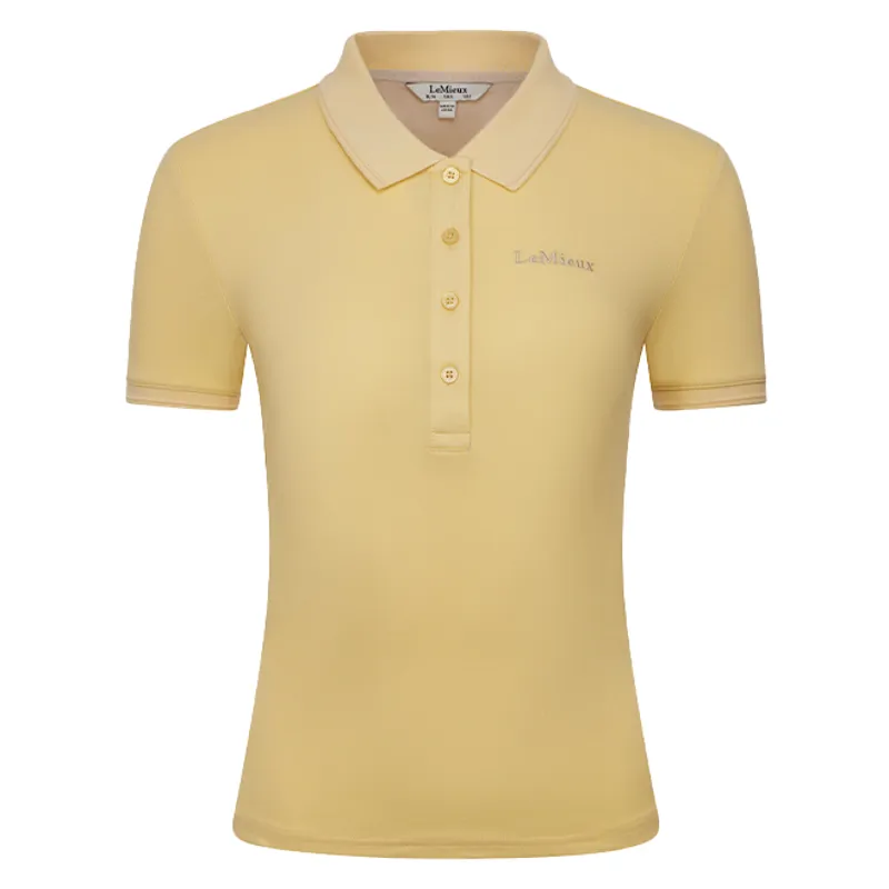LeMieux Classique Ladies Polo Shirt - Mimosa-1