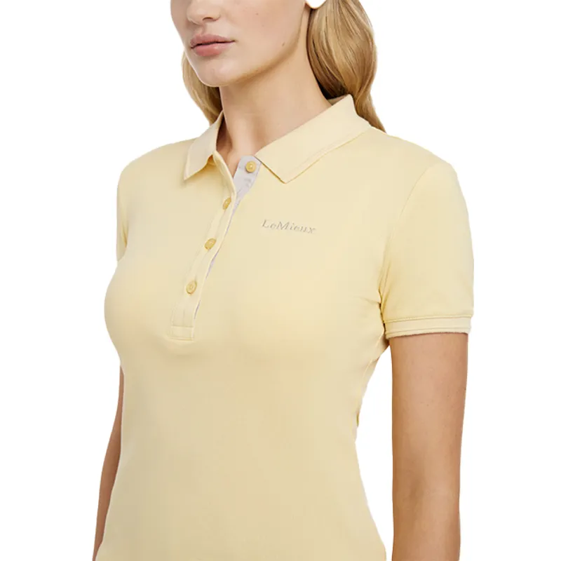 LeMieux Classique Ladies Polo Shirt - Mimosa-4