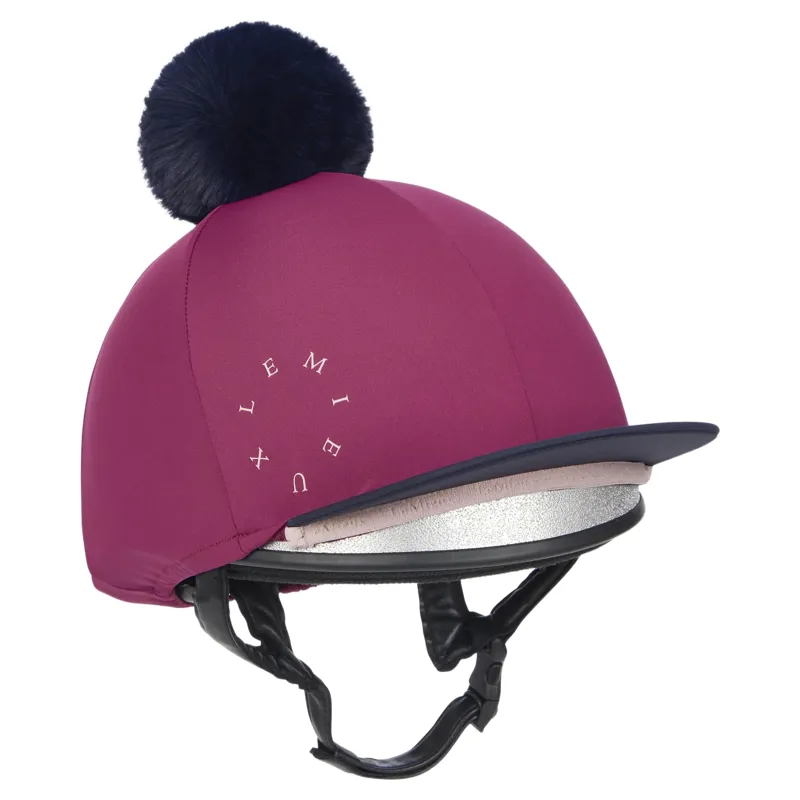 LeMieux Classique Pom Hat Silk - Blackberry