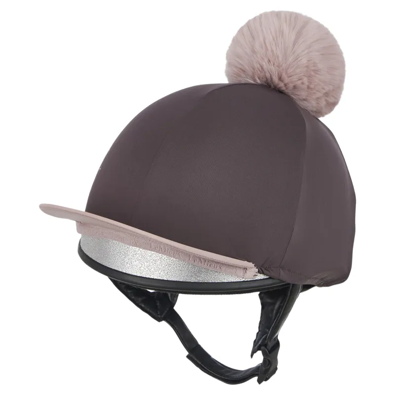 LeMieux Classique Pom Hat Silk - Cocoa-2