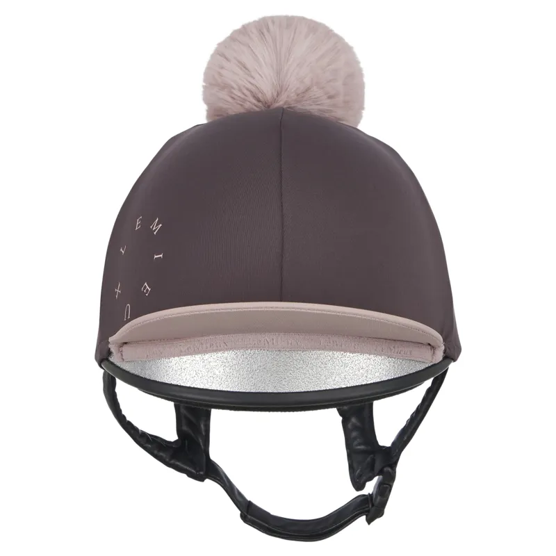 LeMieux Classique Pom Hat Silk - Cocoa-1